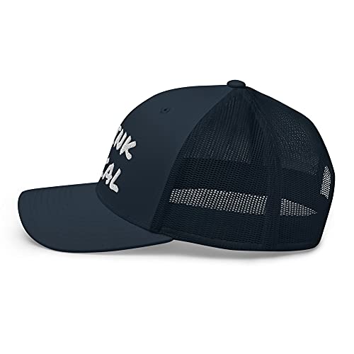 Drink Local - Trucker Beer Cap, Drink Local Beer hat, Trucker, Classic Trucker Beer hat Navy One Size - The Beer Connoisseur® Store
