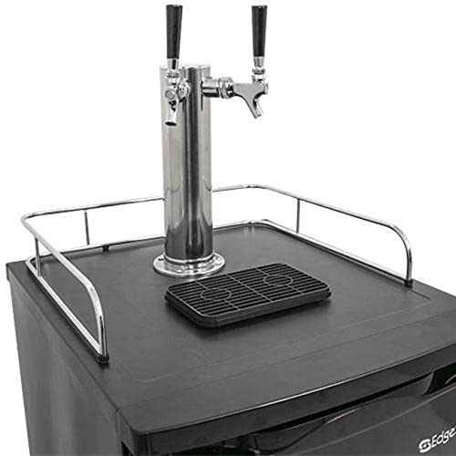 EdgeStar KC2000SSTWIN Full Size Stainless Steel Dual Tap Kegerator & Draft Beer Dispenser - Stainless Steel - The Beer Connoisseur® Store