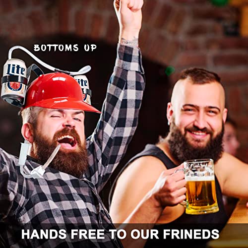 Ekkhysis Beer Hat,Funny Hat for Drinking Soda,beer helmet,drinking accessories Gifts for man - The Beer Connoisseur® Store