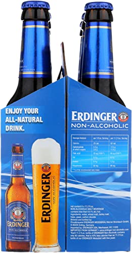 Erdinger Non-alcoholic Weisse, 6pk, 11.3 oz bottles - The Beer Connoisseur® Store