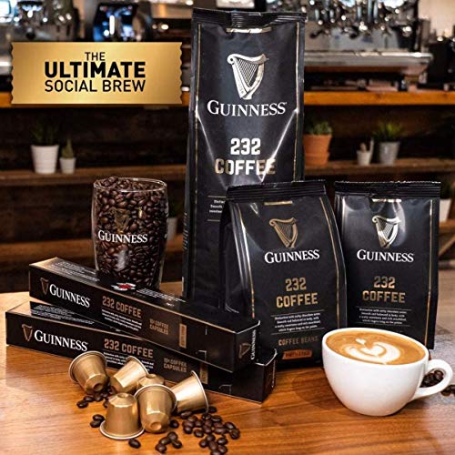 Exclusive, Limited Edition Guinness Coffee '232' Brew by Tiki Tonga Coffee Roasters. Roasted in The United Kingdom (Whole Coffee Beans) - The Beer Connoisseur® Store