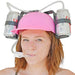 Fairly Odd Novelties Beer Soda Guzzler Helmet Drinking Party Hat, Pink - The Beer Connoisseur® Store