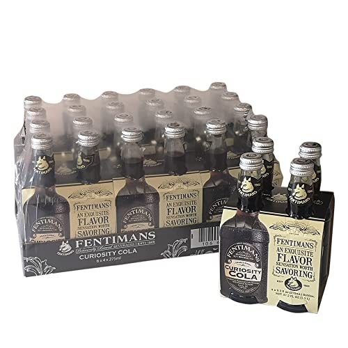 Fentimans Curiosity Cola - Healthy Soda, All Natural Soda, Botanically Brewed, No Artificial Flavors, Preservatives, or Sweeteners, Craft Soda - Curiosity Cola, 9.3 Ounce (Pack of 24) - The Beer Connoisseur® Store