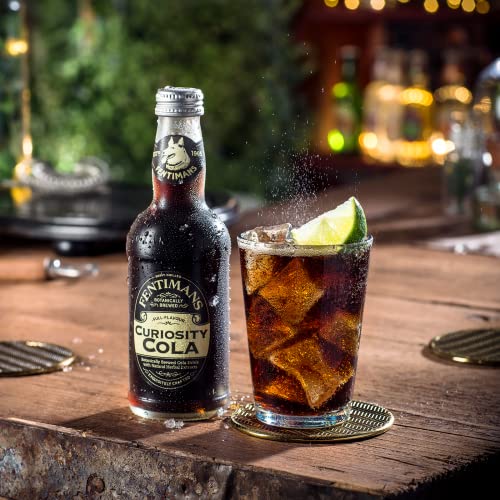 Fentimans Soda Curiosity Cola - Healthy Soda, All Natural Soda, Botanically Brewed, No Artifical Flavors, Preservatives, or Sweetnerts, Craft Soda - Curiosity Cola, 9.3 Ounce, 4 Pack - The Beer Connoisseur® Store