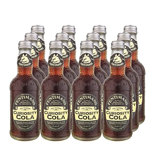 Fentimans Soda Curiosity Cola - Healthy Soda, All Natural Soda, Botanically Brewed, No Artificial Flavors, Preservatives, or Sweeteners, Craft Soda - Curiosity Cola, 275 ml (Pack of 12) - The Beer Connoisseur® Store