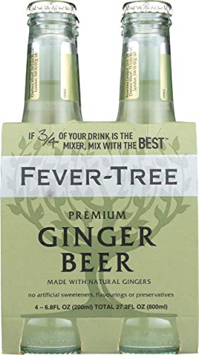 Fever-Tree Premium Ginger Beer, 6.8 Fl Oz 4 count - The Beer Connoisseur® Store