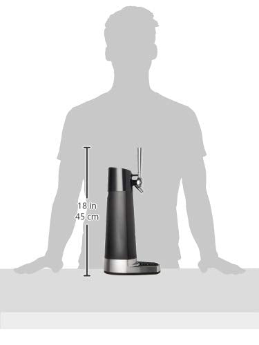 FIZZICS - DraftPour Beer Dispenser - Converts Any Can or Bottle Into a Nitro-Style Draft, Awesome Gift for Beer Lovers - Carbon - The Beer Connoisseur® Store