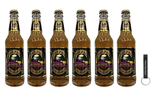 Flying Cauldron Butterscotch Beer 12oz (Pack of 6) Bundle with PrimeTime Direct Keychain Bottle Opener in a PTD Sealed Box - The Beer Connoisseur® Store