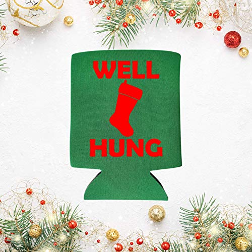 Funny Christmas Can Coolie - Well Hung Can Cooler - Christmas Holiday Alcohol Gift - The Beer Connoisseur® Store