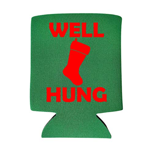 Funny Christmas Can Coolie - Well Hung Can Cooler - Christmas Holiday Alcohol Gift - The Beer Connoisseur® Store