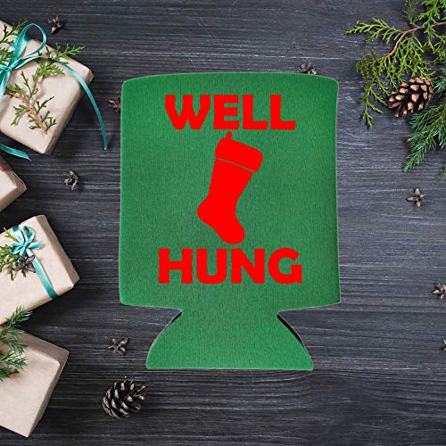 Funny Christmas Can Coolie - Well Hung Can Cooler - Christmas Holiday Alcohol Gift - The Beer Connoisseur® Store