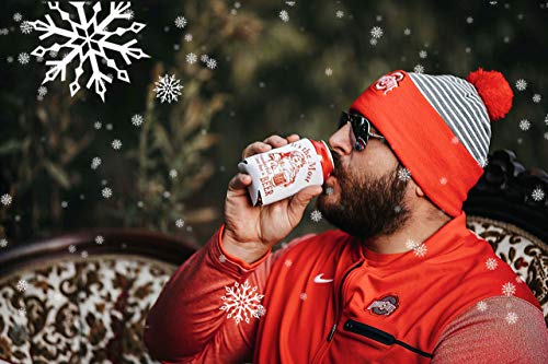 Funny Christmas Santa Beer Can Cooler Stocking Stuffer Party Favor Gift for Men Adult- Set of 2 (Its the Most Wonderful Time for a Beer) - The Beer Connoisseur® Store