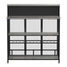 GDLF Home Bar Unit Mini Bar Liquor Bar Table with Storage and Footrest for Home Kitchen Pub (Grey) - The Beer Connoisseur® Store