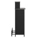 GDLF Home Bar Unit Mini Bar Liquor Bar Table with Storage and Footrest for Home Kitchen Pub (Grey) - The Beer Connoisseur® Store