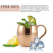 [Gift Set] Mule Science Moscow Mule Mugs Set of 8 (16oz) | Solid Barrel 100% Copper Mugs Set w/ 8 Straws, 8 Coasters & 1 Shot Glass | Handcrafted Tarnish-Resistant Food Grade Lacquer Coat - The Beer Connoisseur® Store