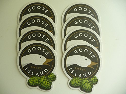 Goose Island Beer ~ Coaster Set of Eight (8) - The Beer Connoisseur® Store