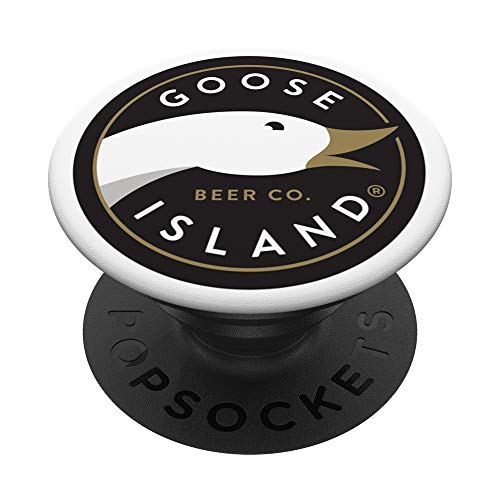 Goose Island Black PopSockets Stand for Smartphones & Tablets PopSockets PopGrip: Swappable Grip for Phones & Tablets - The Beer Connoisseur® Store