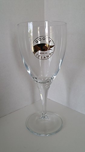 Goose Island Brewery Platinum Goose Signature Chalice Glass - New 2017 Edition - The Beer Connoisseur® Store