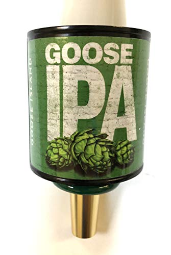 Goose Island India Pale Ale Goose Head Shaped Tap Handle Oval Logo Below 10" Tall - The Beer Connoisseur® Store