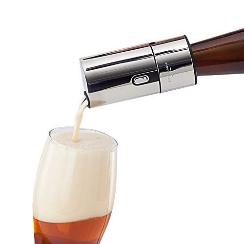 GREEN HOUSE Bottled Beer Foam Maker - Awesome Compact Gift for Beer Lover. Basic Bottled Beer into a Delicious and Perfect Tasty Beer with Ultra Fine Foam. - The Beer Connoisseur® Store