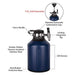 GrowlerWerks GrowlerWerks uKeg Go Carbonated Growler and Craft Beverage Dispenser for Beer, Soda, Cider, Kombucha and Cocktails, Amazing Gift for Beer Lovers, (128 oz, Midnight) - The Beer Connoisseur® Store