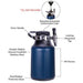 GrowlerWerks uKeg Go Carbonated Growler and Craft Beverage Dispenser for Beer, Soda, Cider, Kombucha and Cocktails, Amazing Gift for Beer Lovers, 64 oz, Midnight - The Beer Connoisseur® Store