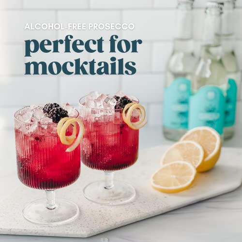Gruvi Non-Alcoholic Prosecco, 50 Calories, 8-Pack, 0% ABV, Non Alcoholic Sparkling Wine, Zero Alcohol Wine, NA Wine - The Beer Connoisseur® Store