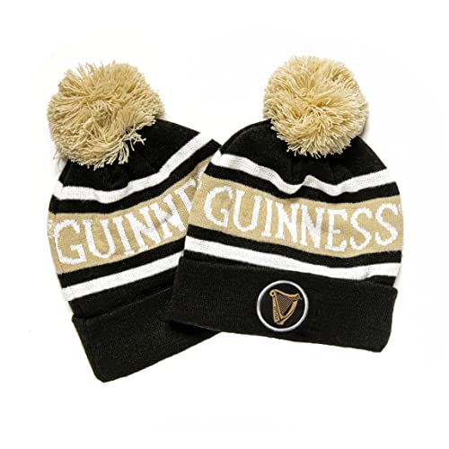 Guinness Black and White Premium 100% Acrylic Unisex Beanie - The Beer Connoisseur® Store