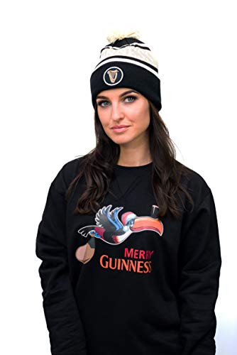 Guinness Black and White Premium 100% Acrylic Unisex Beanie - The Beer Connoisseur® Store
