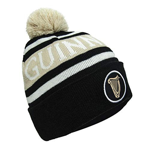 Guinness Black and White Premium 100% Acrylic Unisex Beanie - The Beer Connoisseur® Store