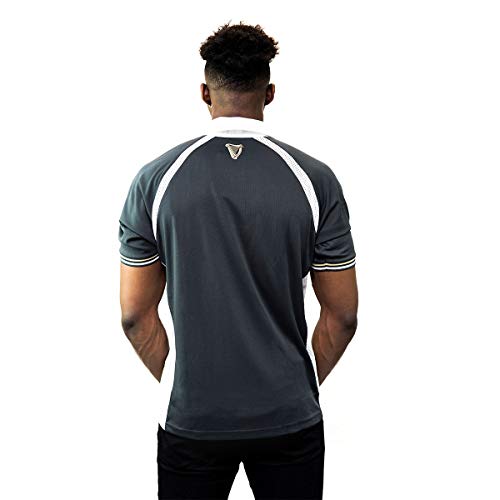 Guinness Black Made of More Rugby Jersey, Black, Medium - The Beer Connoisseur® Store