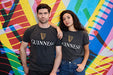 Guinness Distressed Trademark Label T-Shirt, X-Large, Black - The Beer Connoisseur® Store