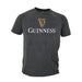 Guinness Distressed Trademark Label T-Shirt, X-Large, Black - The Beer Connoisseur® Store