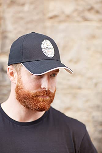 Guinness English Label Cap - Adjustable Black Baseball Hat - The Beer Connoisseur® Store
