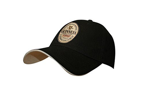 Guinness English Label Cap - Adjustable Black Baseball Hat - The Beer Connoisseur® Store