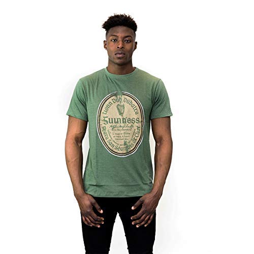 Guinness Green Gaelic Label Tee, Medium - The Beer Connoisseur® Store
