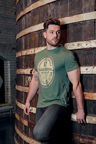 Guinness Green Gaelic Label Tee, XXX-Large - The Beer Connoisseur® Store