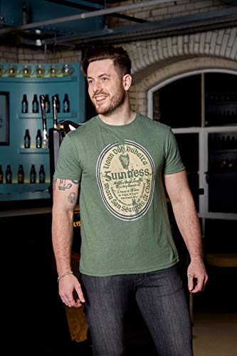 Guinness Green Gaelic Label Tee, XXX-Large - The Beer Connoisseur® Store