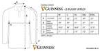 Guinness Long Sleeve Irish Rugby Jersey for Men | Mens Polo Style Rugby Shirt Jerseys Beer Sweatshirt - The Beer Connoisseur® Store