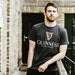 Guinness Navy Distressed Harp Logo Tee, X-Large - The Beer Connoisseur® Store