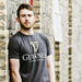 Guinness Navy Distressed Harp Logo Tee, X-Large - The Beer Connoisseur® Store
