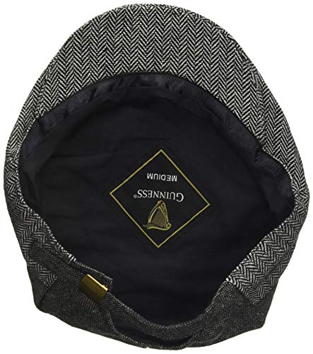 Guinness Official Grey Tweed Flat Cap- Medium - The Beer Connoisseur® Store