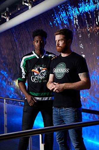 Guinness Official Merchandise Guinness Hockey Jersey Embroidered Polyester Athletic Shirt Branded Hockey Jersey - The Beer Connoisseur® Store