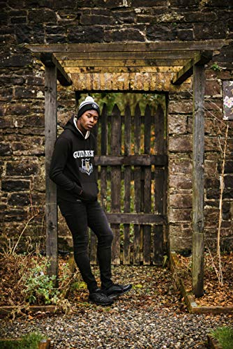Guinness Signature Black Hooded Sweatshirt | Guinness Official Merchandise Cotton/Polyester Blend Comfortable Hoodie - The Beer Connoisseur® Store