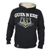 Guinness Signature Black Hooded Sweatshirt | Guinness Official Merchandise Cotton/Polyester Blend Comfortable Hoodie - The Beer Connoisseur® Store