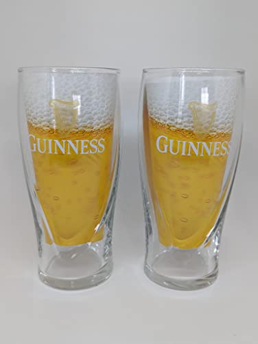 Guinness Signature Pub Edition Pint Glass - 20 Ounce Pints - Set of 4 - The Beer Connoisseur® Store