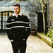 Guinness Traditional Black and Cream Longsleeve Rugby Jersey, Official Guinness Merchandise - The Beer Connoisseur® Store