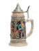HAUCOZE Beer Stein Mug German Hunting Stanley Viking Tankard with Petwer Lid Birthday Gifts 0.6Liter - The Beer Connoisseur® Store