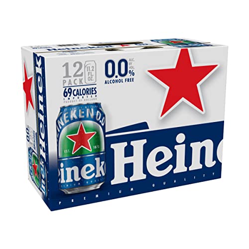 HEINEKEN Non Alcoholic 12pk Cans, 11.2 FZ - The Beer Connoisseur® Store