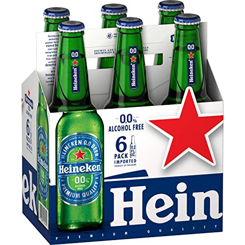 Heineken Non-alcoholic Beer, 12 Oz, 6 Ct - The Beer Connoisseur® Store